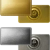 Rectangular Flat Metal Badge