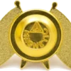 Twin Flag Badge, Gold
