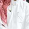 UAE Flag Mini Badge, Gold