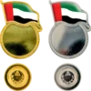 UAE Flag Badge with Epoxy Dome