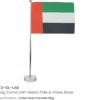 Desk Flag with Glass Base