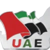 UAE Map Flag Badge