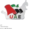 UAE Map Flag Badge