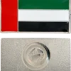 UAE Flag Metal Badge, Rectangle