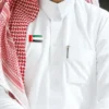 UAE Flag Metal Badge, Rectangle