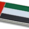 UAE Flag Metal Badge, Rectangle