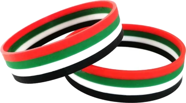 UAE Flag Silicone Wristband