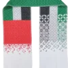 UAE Flag Polyester Scarf with Frills