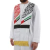 UAE Flag Satin Scarf, Gold Tassel