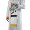 UAE Flag Satin Scarf, Gold Tassel