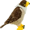 Falcon Plush Toy with Scarf, 22 cm