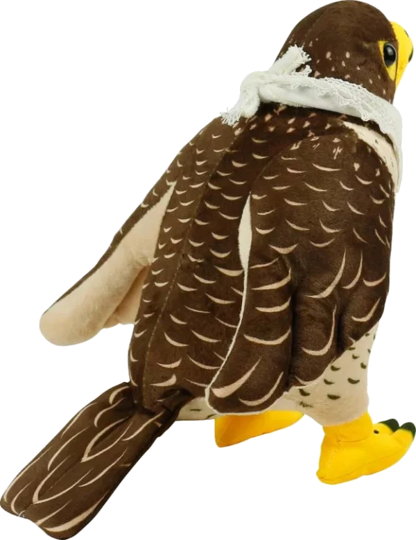 Falcon Plush Toy with Scarf, 22 cm