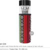 Glass Bottle with Sadu Sleeve, 500 ml