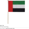 UAE Hand Flag A4 with Wooden Pole