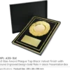 A3 Award Plaque with Gold Plate