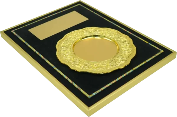 A3 Award Plaque with Gold Plate