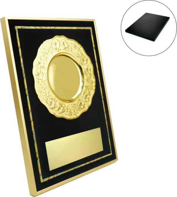 A3 Award Plaque with Gold Plate