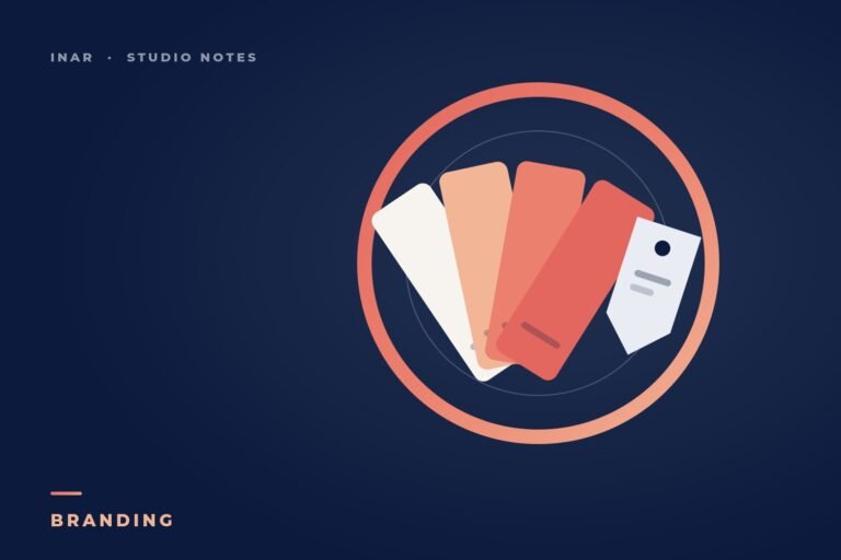 Colour swatch fan and price tag: cost of a brand identity